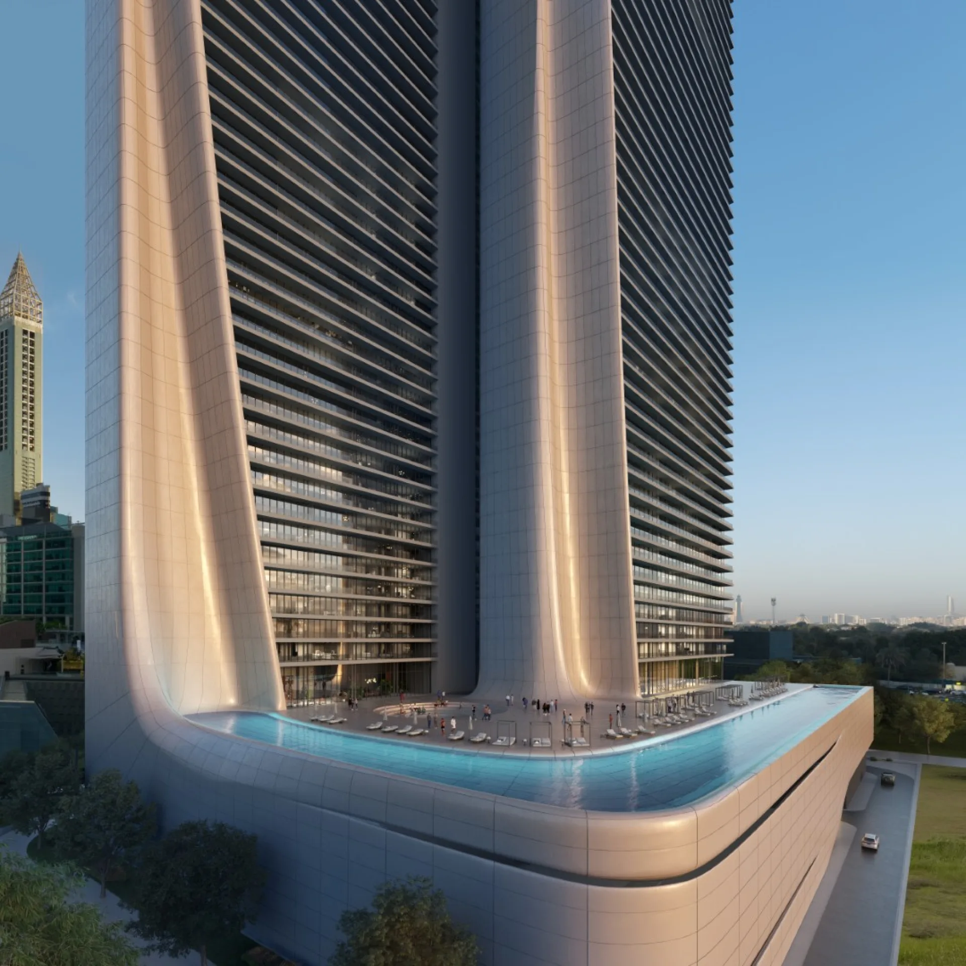 117784-podium-pool-corner AKALA RESIDENCES BY ARADA – Appartement Zaabel 2 (8/30)