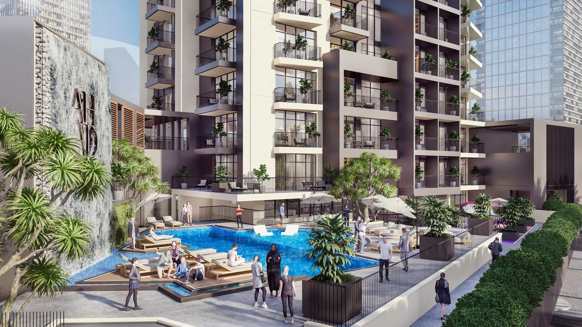AHAD RESIDENCES Résidence de standing située à Business Bay, Dubaï – Appartement Dubaï (3/20)