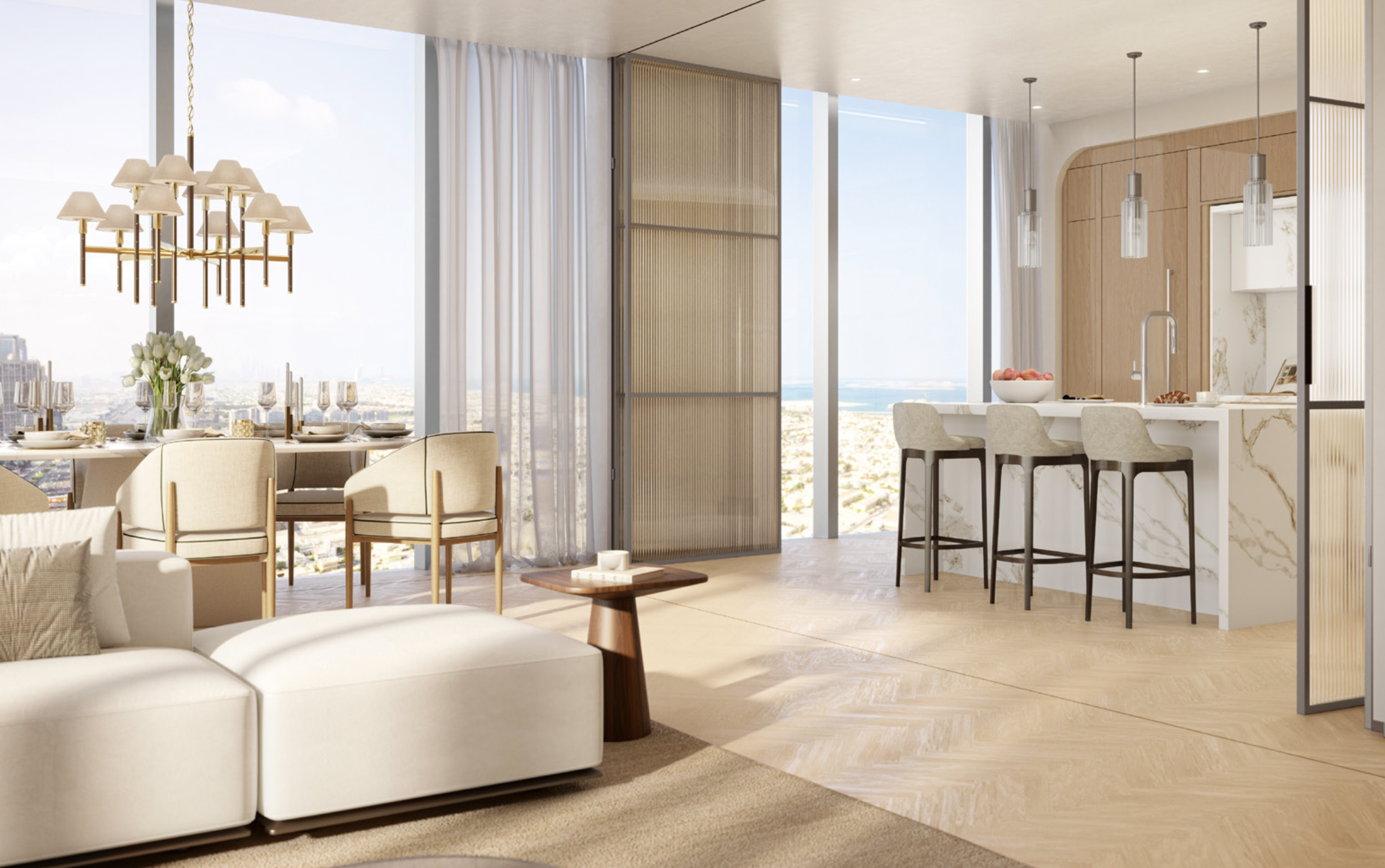 Vie de luxe de classe mondiale | 2 chambres + terrasse | Centre-ville – Appartement Dubai (1/7)