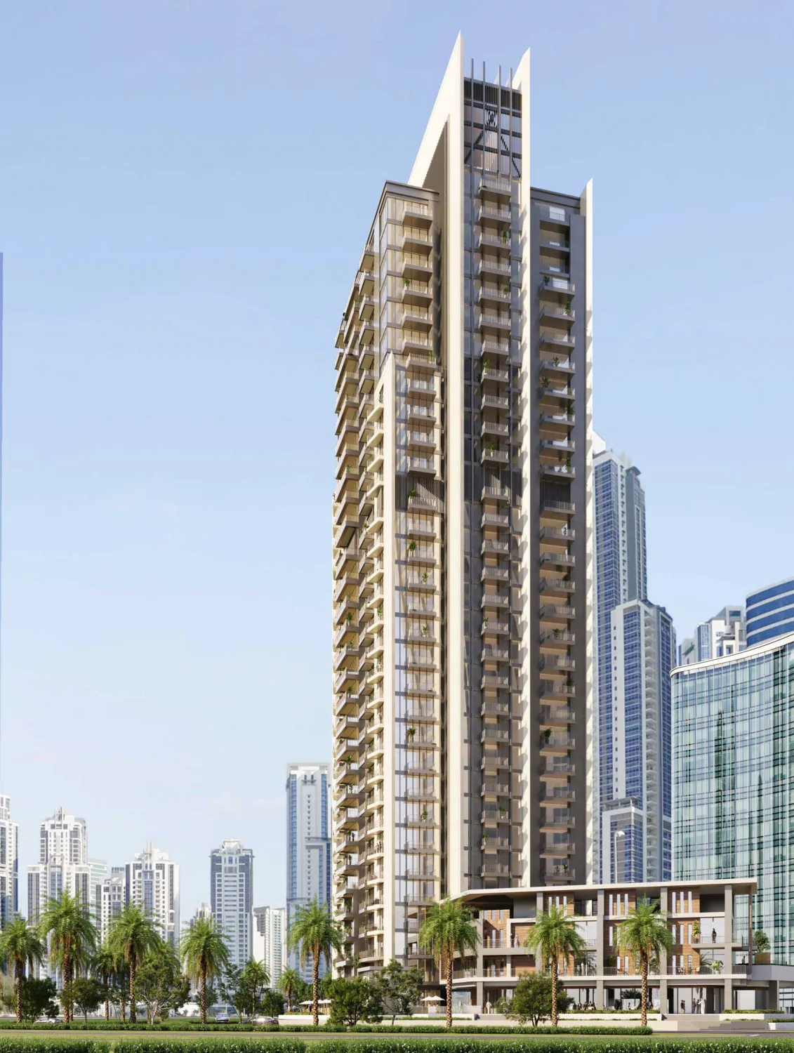 AHAD RESIDENCES Résidence de standing située à Business Bay, Dubaï – Appartement Dubaï (1/20)