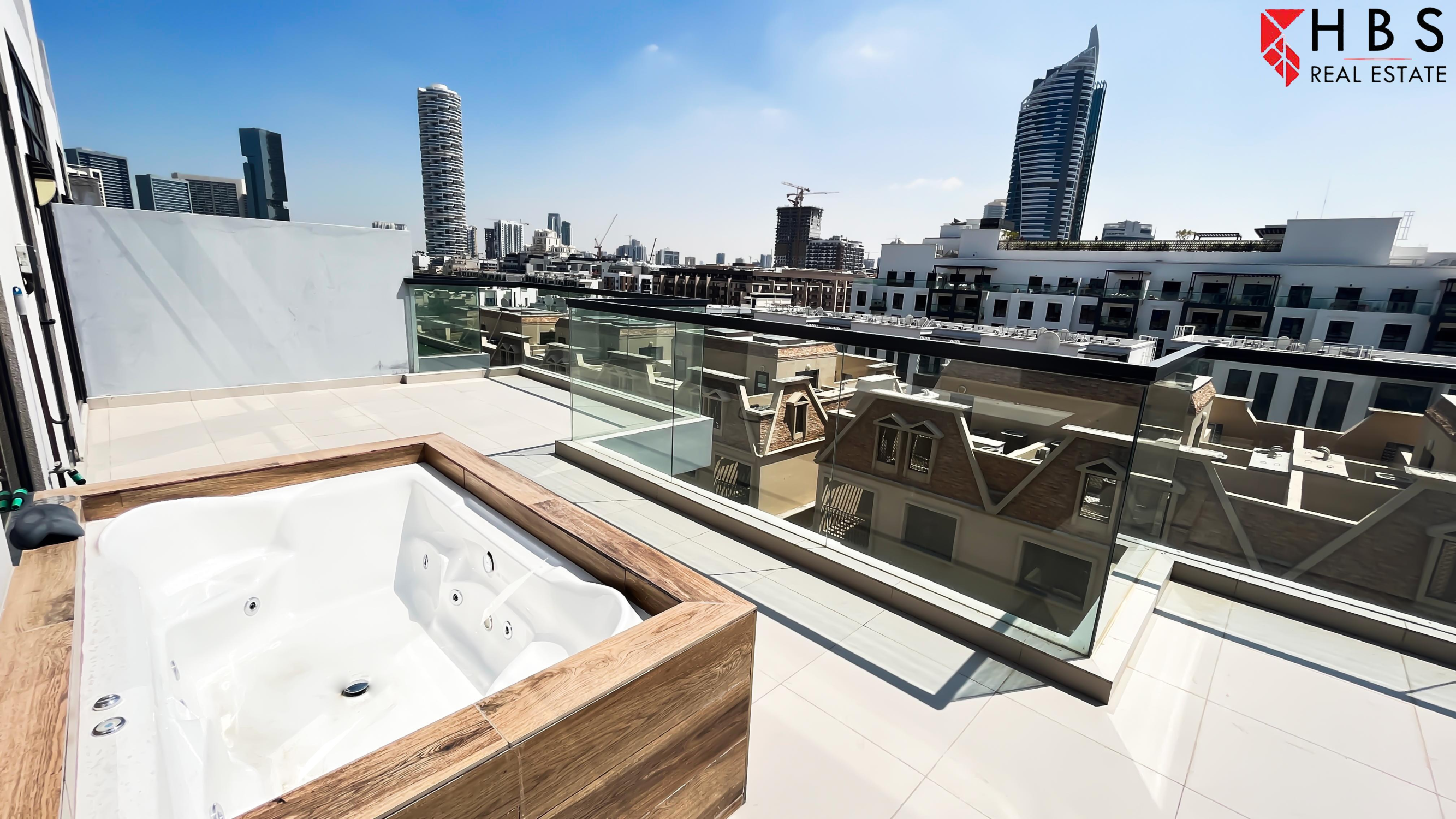 JACCUZI PRIVÉ / IMMENSE BALCON / MEUBLÉ Appartement Dubai