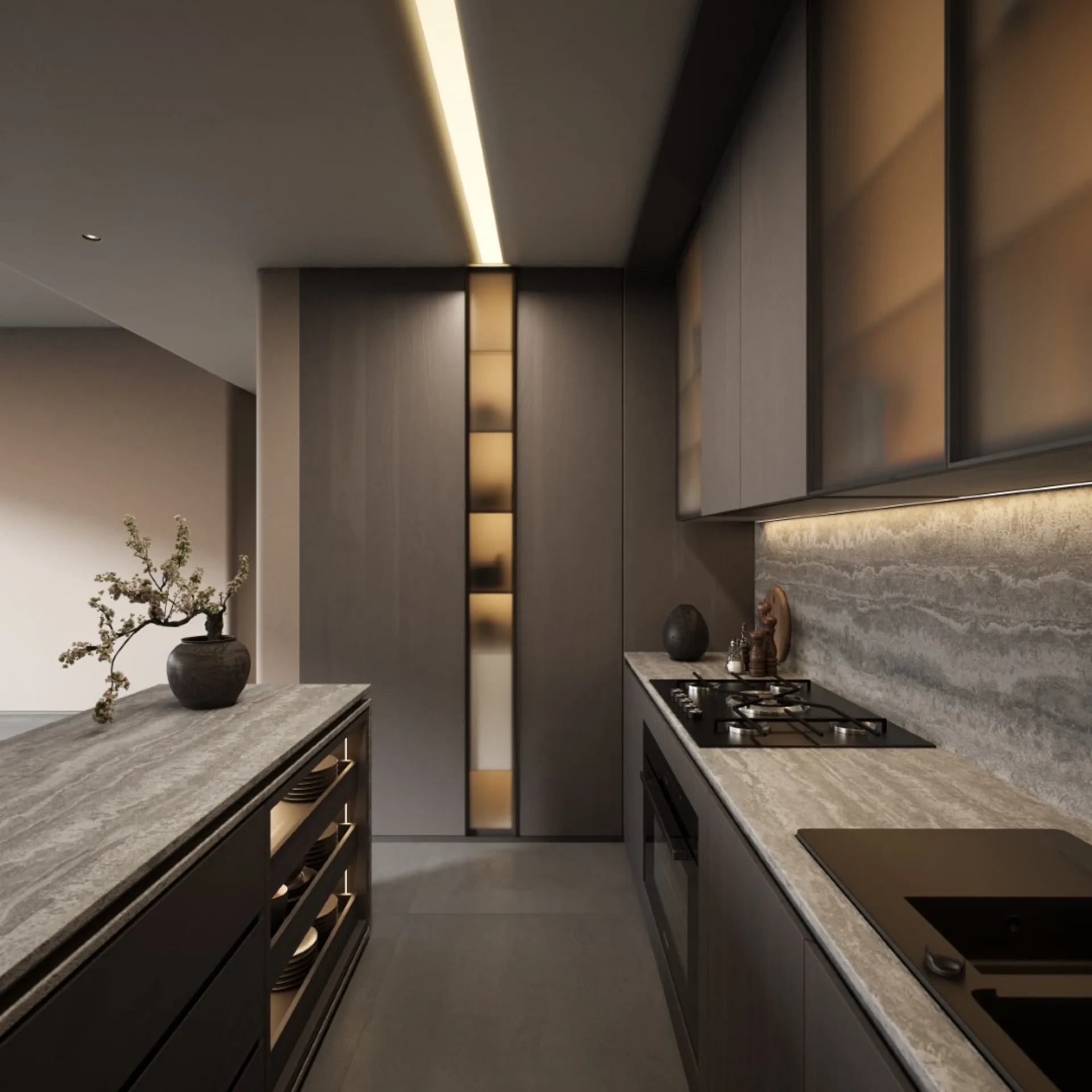 117804-2b-kitchen AKALA RESIDENCES BY ARADA – Appartement Zaabel 2 (28/30)