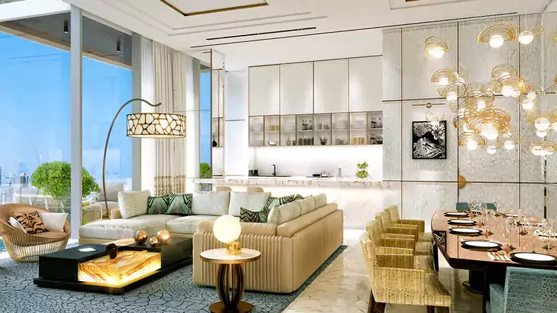 Revente authentique | Remise des clés au T4 2025 | Vue sur Palm Jumeirah Revente authentique | Remise des clés au T4 2025 | Vue sur Palm Jumeirah – Appartement Dubai (1/11)