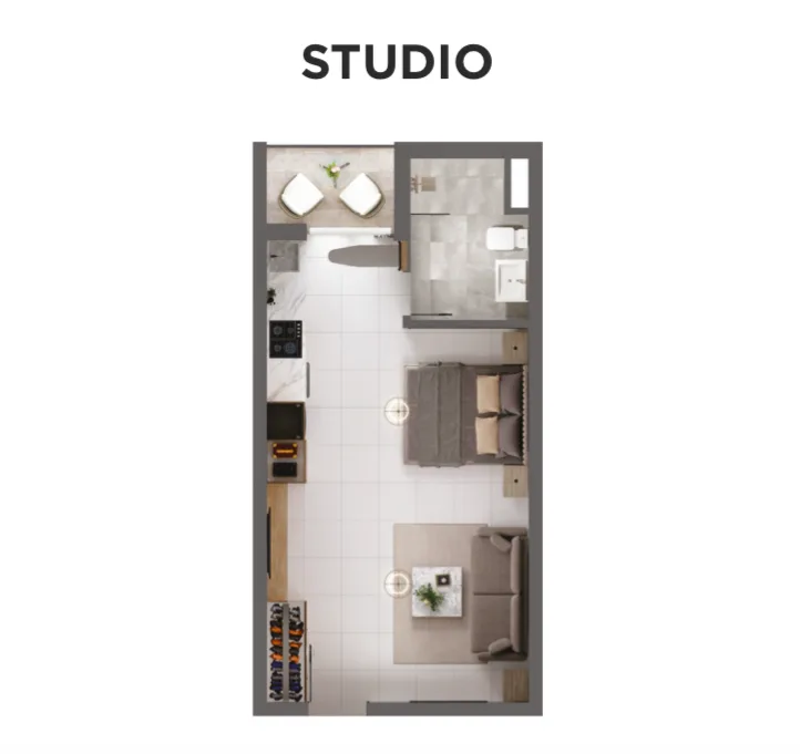 ntroducing an exclusive opportunity to own a stunning studio apartment in the prestigious Torino project by Oro24 at an unbel
