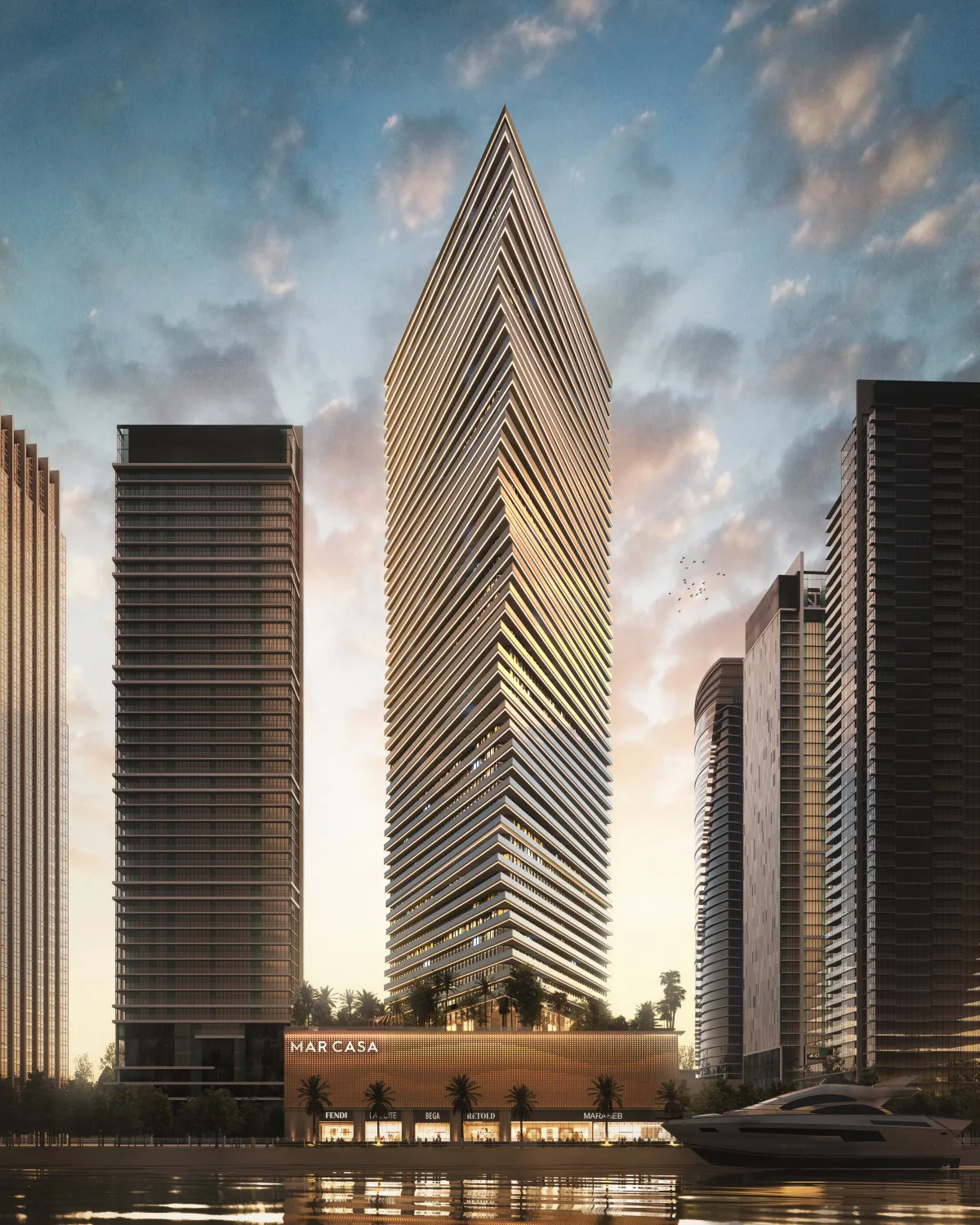 Nouveau lancement - Résidence emblématique en bord de mer - Mar Casa by Deyaar – Appartement Dubai Maritime City (10/23)