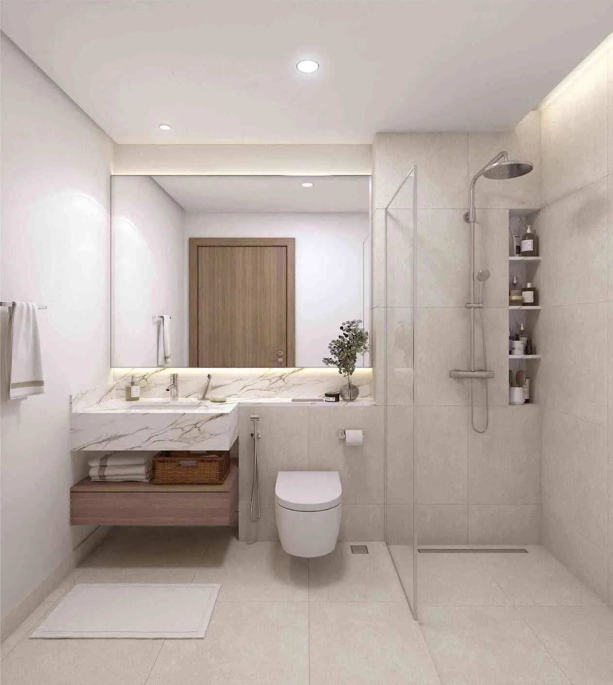 49034-VYB-bathroom_2 Vyb situé à Business Bay Dubaï – Appartement Business Bay (7/12)