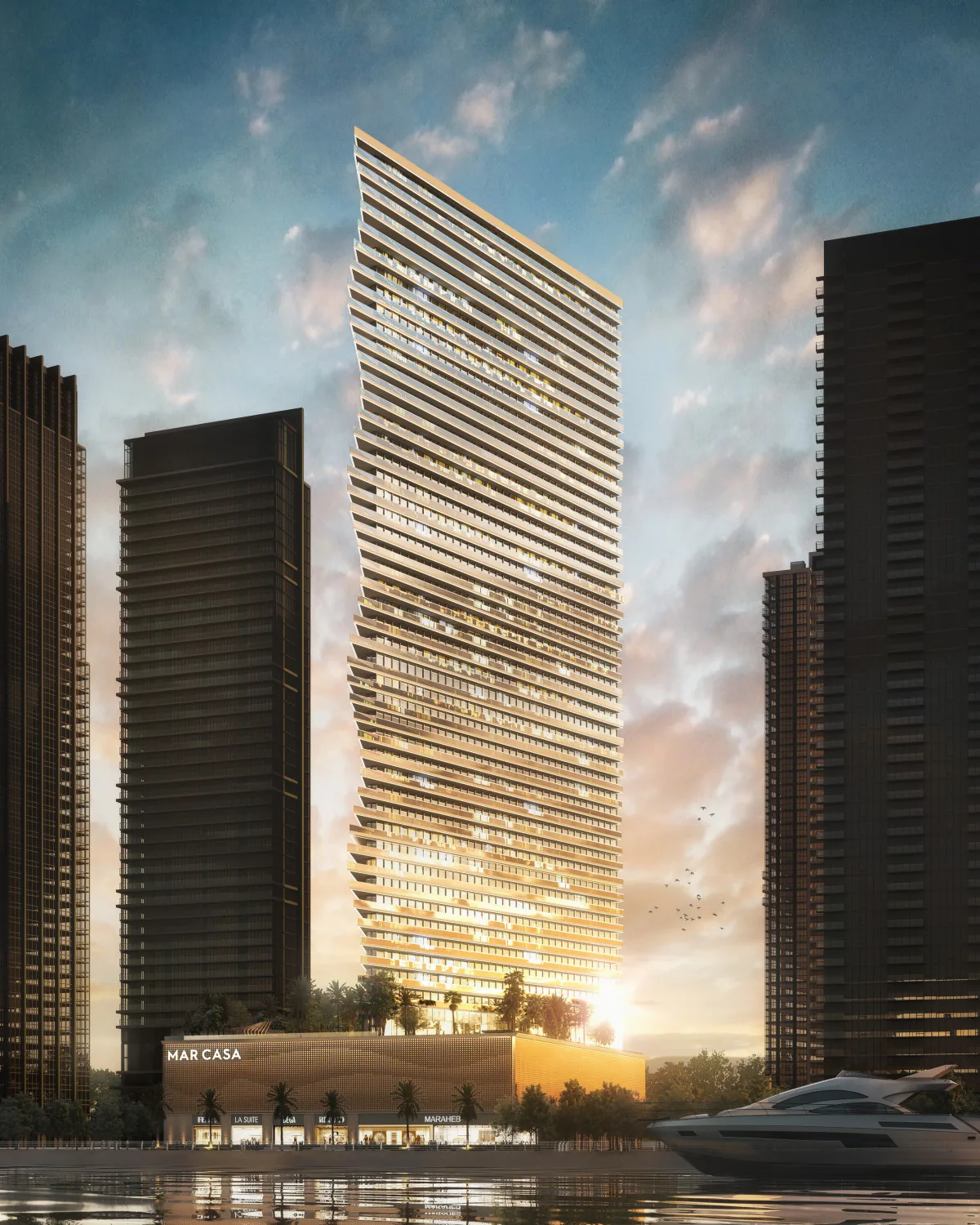 Nouveau lancement - Résidence emblématique en bord de mer - Mar Casa by Deyaar – Appartement Dubai Maritime City (11/23)