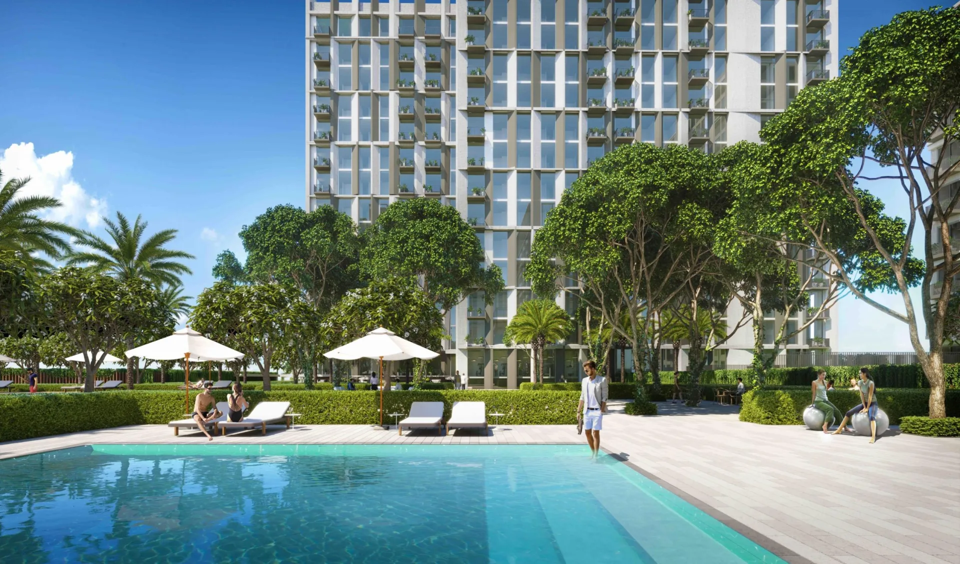 5372-pool-2-scaled Collective 2.0 Dubai Hills - Plan de paiement attractif – Appartement Dubaï (5/6)