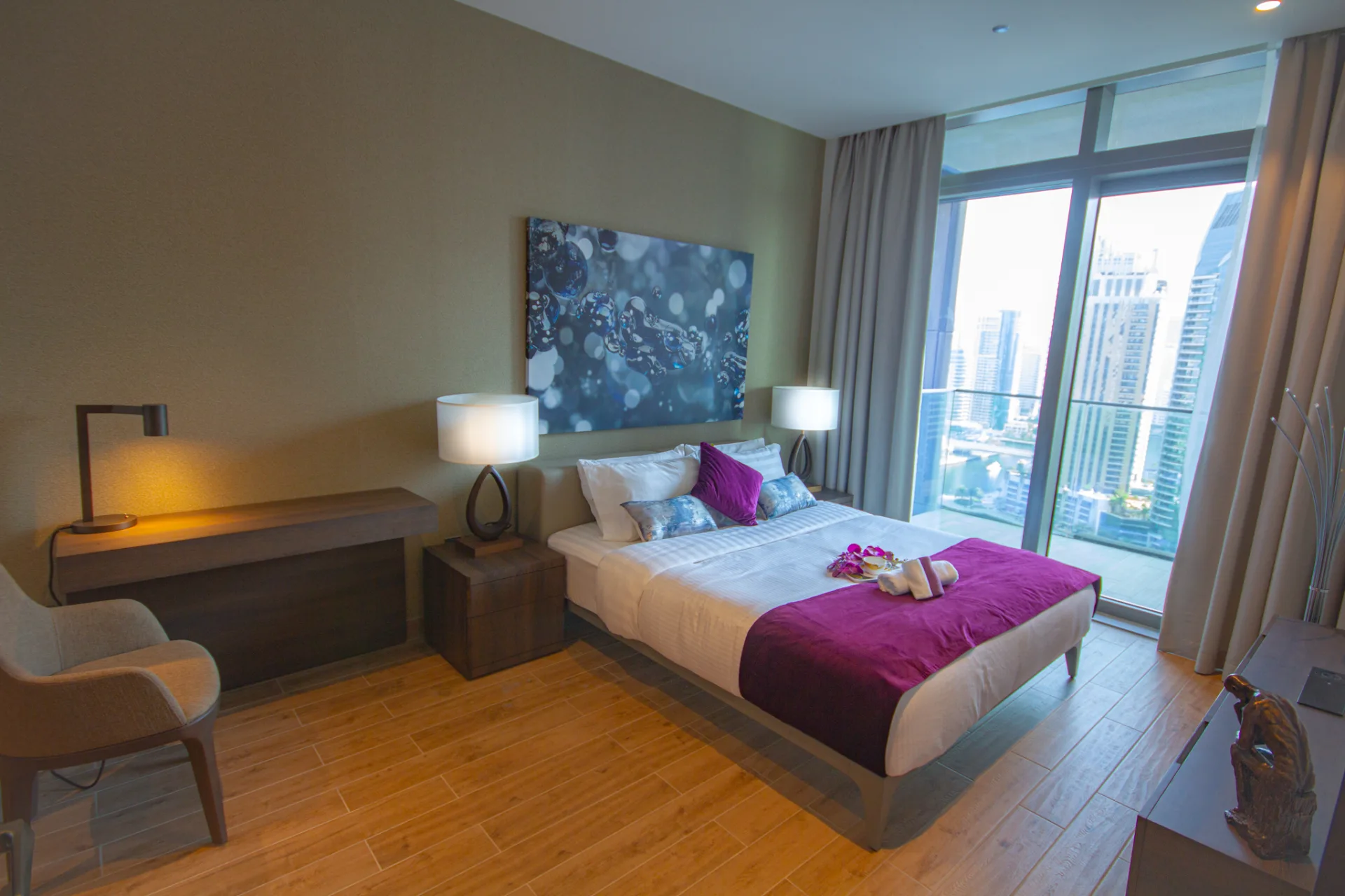 Appartement de luxe avec vue partielle sur la mer et Dubai Skyline – Appartement Dubai (8/10)