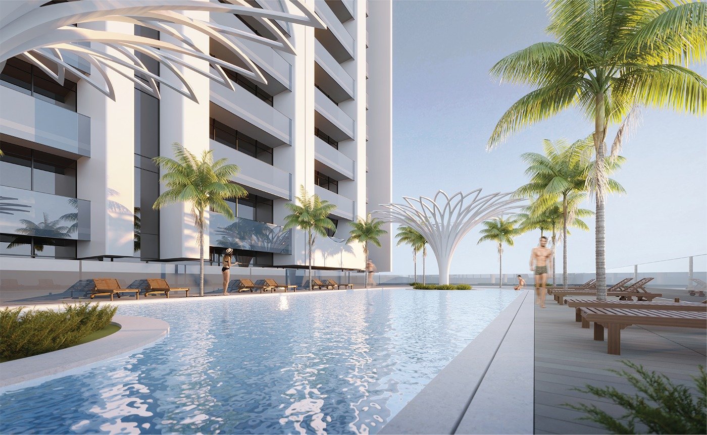 Étage élevé / Vue sur la piscine / Revente authentique Appartement