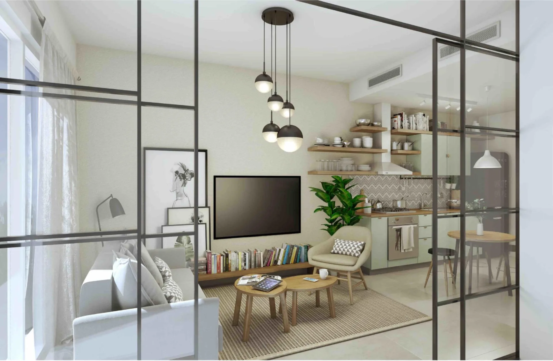 5371-livingroom Collective 2.0 Dubai Hills - Plan de paiement attractif – Appartement Dubaï (4/6)