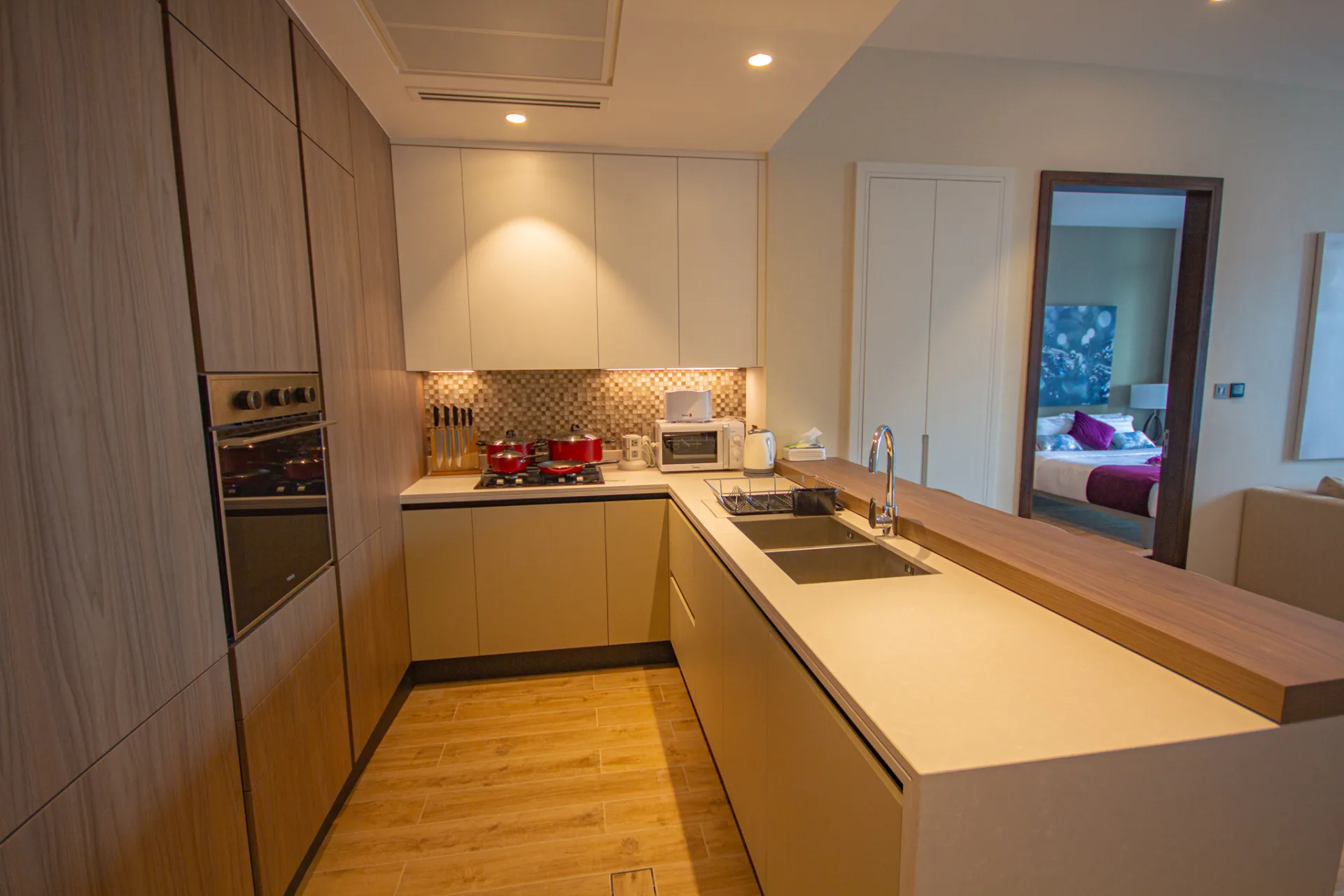 Appartement de luxe avec vue partielle sur la mer et Dubai Skyline – Appartement Dubai (6/10)