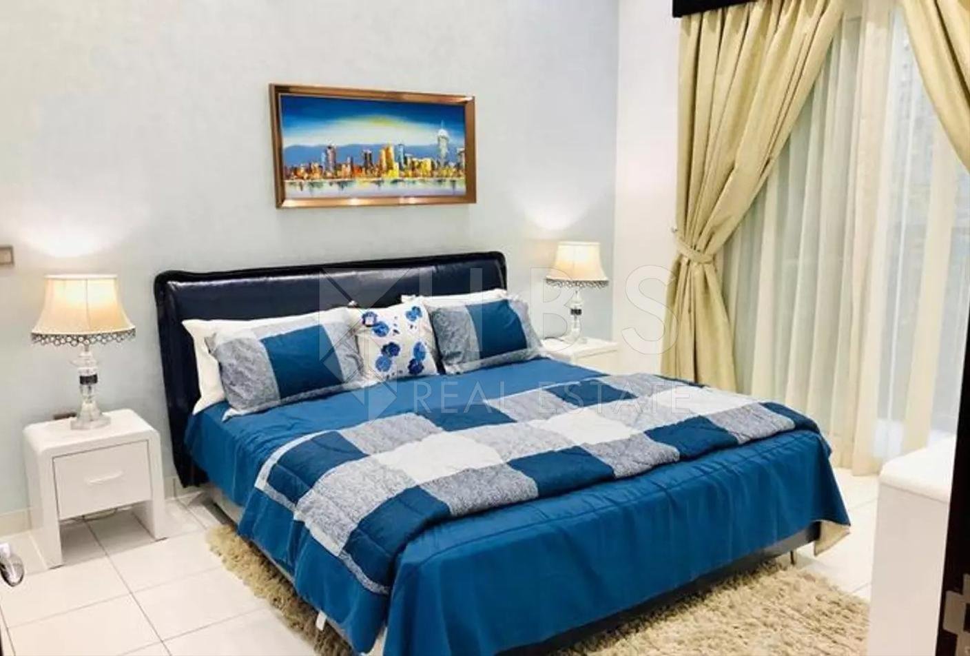 Une chambre à coucher à vendre | Tout neuf | Meublé Appartement Dubai