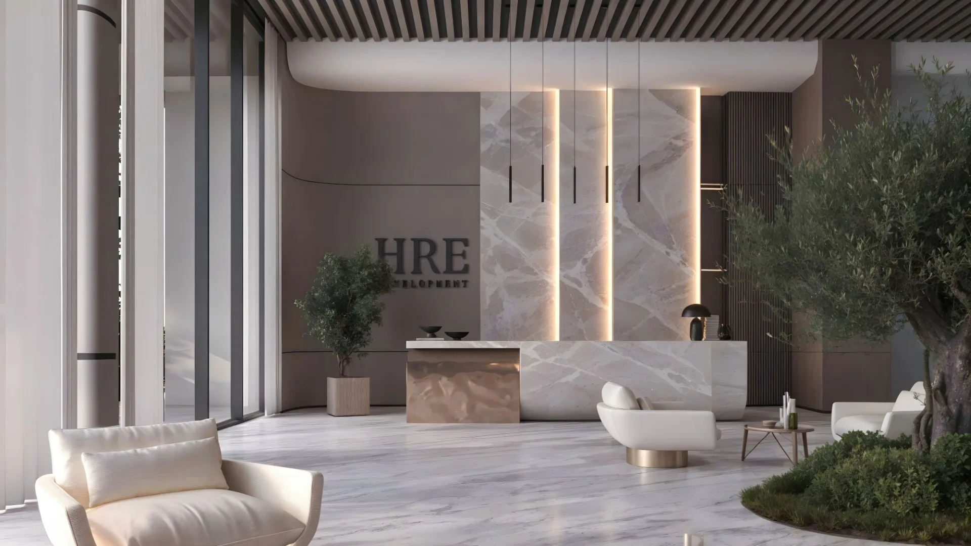 110468-Lobby-1 SAKURA GARDENS - DUBAILAND – Appartement Dubai Land Residence Complexe (21/30)