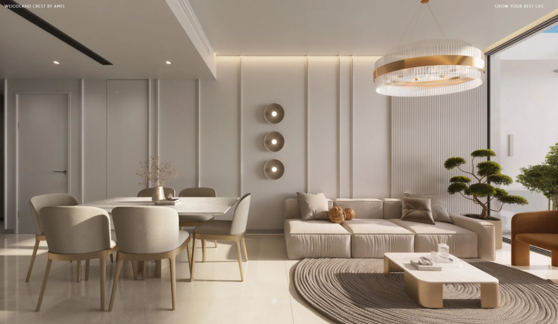 Découvrez Woodland Crest par AMIS Development – Là où la vie urbaine rencontre la nature – Appartement Dubai (4/7)